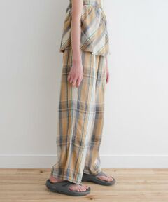 URBAN RESEARCH DOORS / アーバンリサーチ ドアーズ パンツ | 『セットアップ対応/親子リンク』『WEB/一部店舗限定』レーヨンリネンイージーパンツ(KIDS)