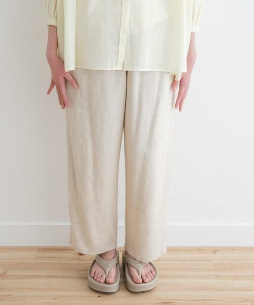 URBAN RESEARCH DOORS / アーバンリサーチ ドアーズ パンツ | 『セットアップ対応/親子リンク』『WEB/一部店舗限定』レーヨンリネンイージーパンツ(KIDS) | 詳細8