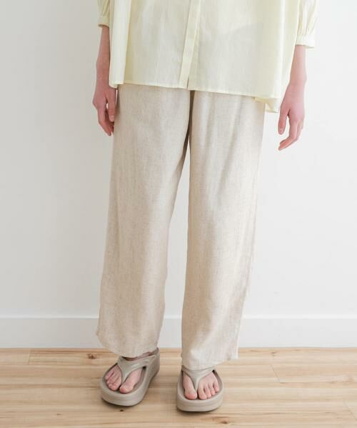 URBAN RESEARCH DOORS / アーバンリサーチ ドアーズ パンツ | 『セットアップ対応/親子リンク』『WEB/一部店舗限定』レーヨンリネンイージーパンツ(KIDS) | 詳細9