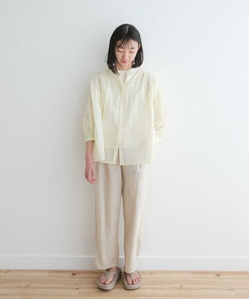 URBAN RESEARCH DOORS / アーバンリサーチ ドアーズ パンツ | 『セットアップ対応/親子リンク』『WEB/一部店舗限定』レーヨンリネンイージーパンツ(KIDS) | 詳細10