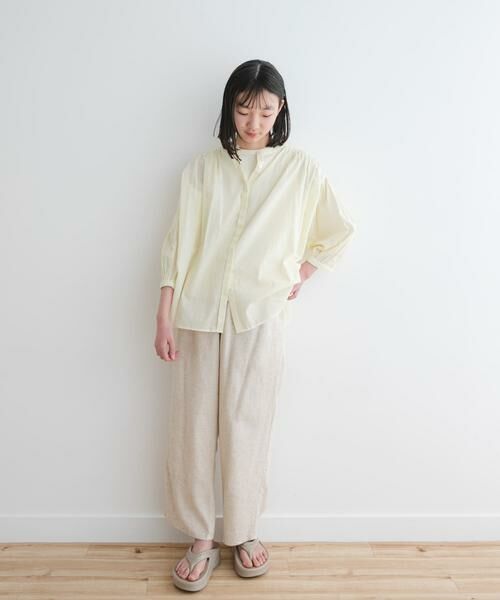 URBAN RESEARCH DOORS / アーバンリサーチ ドアーズ パンツ | 『セットアップ対応/親子リンク』『WEB/一部店舗限定』レーヨンリネンイージーパンツ(KIDS) | 詳細11