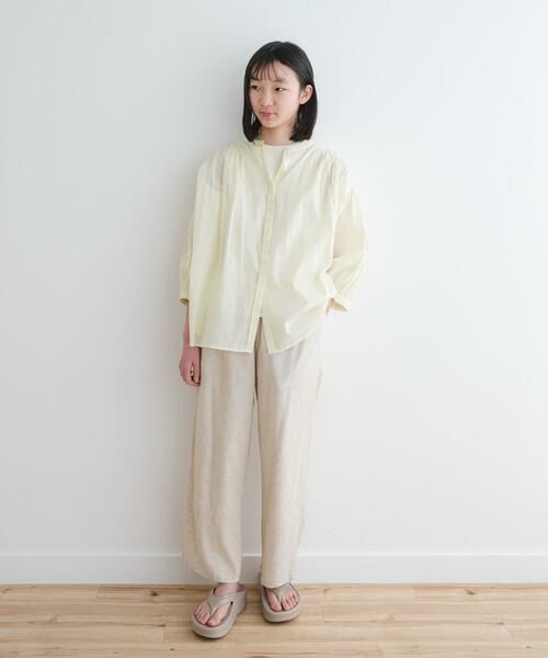 URBAN RESEARCH DOORS / アーバンリサーチ ドアーズ パンツ | 『セットアップ対応/親子リンク』『WEB/一部店舗限定』レーヨンリネンイージーパンツ(KIDS) | 詳細12