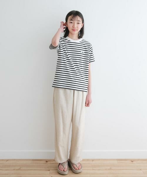 URBAN RESEARCH DOORS / アーバンリサーチ ドアーズ パンツ | 『セットアップ対応/親子リンク』『WEB/一部店舗限定』レーヨンリネンイージーパンツ(KIDS) | 詳細16