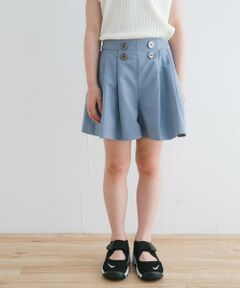 URBAN RESEARCH DOORS / アーバンリサーチ ドアーズ パンツ | 『WEB/一部店舗限定サイズ』フロントボタンキュロットパンツ(KIDS)