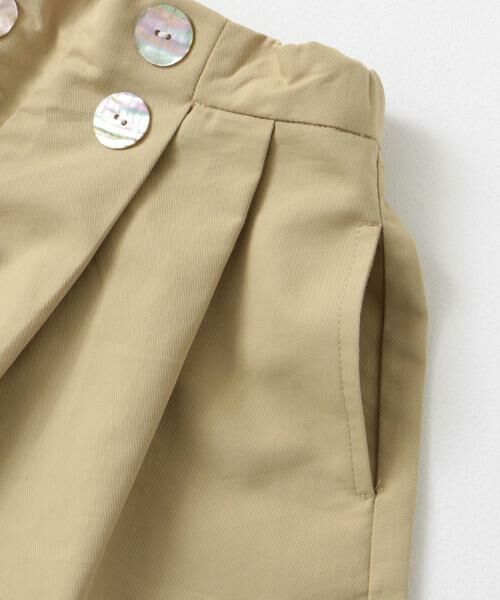 URBAN RESEARCH DOORS / アーバンリサーチ ドアーズ パンツ | 『WEB/一部店舗限定サイズ』フロントボタンキュロットパンツ(KIDS) | 詳細18