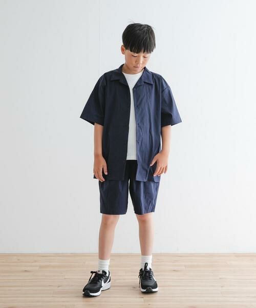 URBAN RESEARCH DOORS / アーバンリサーチ ドアーズ パンツ | 『セットアップ対応』『WEB/一部店舗限定』『UVカット』イージーショートパンツ(KIDS) | 詳細4