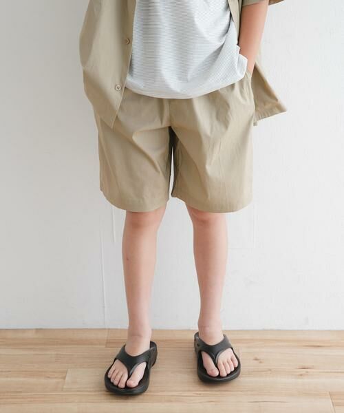 URBAN RESEARCH DOORS / アーバンリサーチ ドアーズ パンツ | 『セットアップ対応』『WEB/一部店舗限定』『UVカット』イージーショートパンツ(KIDS) | 詳細14