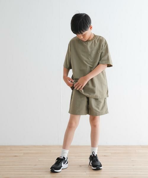 URBAN RESEARCH DOORS / アーバンリサーチ ドアーズ パンツ | 『WEB/一部店舗限定』『セットアップ対応』 撥水ショーツ(KIDS) | 詳細2