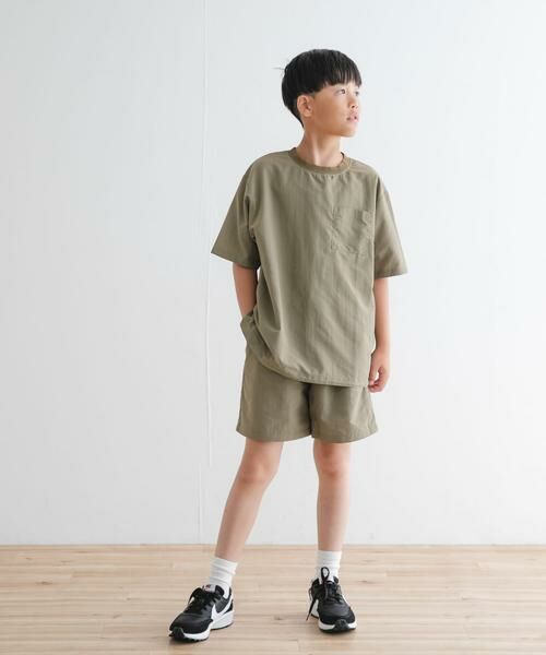URBAN RESEARCH DOORS / アーバンリサーチ ドアーズ パンツ | 『WEB/一部店舗限定』『セットアップ対応』 撥水ショーツ(KIDS) | 詳細4