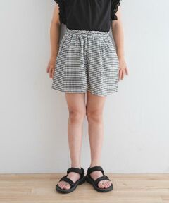 URBAN RESEARCH DOORS / アーバンリサーチ ドアーズ パンツ | チェックフレアキュロット(KIDS)