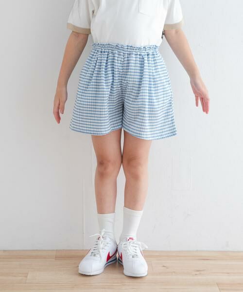 URBAN RESEARCH DOORS / アーバンリサーチ ドアーズ パンツ | チェックフレアキュロット(KIDS) | 詳細2