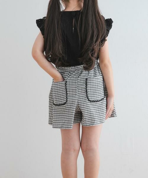 URBAN RESEARCH DOORS / アーバンリサーチ ドアーズ パンツ | チェックフレアキュロット(KIDS) | 詳細15