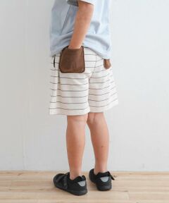 URBAN RESEARCH DOORS / アーバンリサーチ ドアーズ パンツ | 『WEB/一部店舗限定サイズ』ボーダーワッフルショーツ(KIDS)