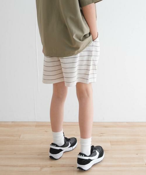 URBAN RESEARCH DOORS / アーバンリサーチ ドアーズ パンツ | 『WEB/一部店舗限定サイズ』ボーダーワッフルショーツ(KIDS) | 詳細16