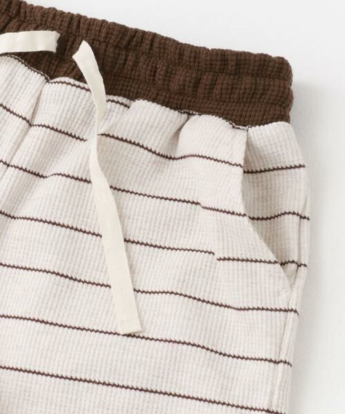 URBAN RESEARCH DOORS / アーバンリサーチ ドアーズ パンツ | 『WEB/一部店舗限定サイズ』ボーダーワッフルショーツ(KIDS) | 詳細22