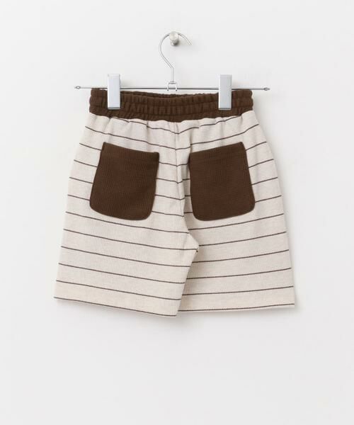 URBAN RESEARCH DOORS / アーバンリサーチ ドアーズ パンツ | 『WEB/一部店舗限定サイズ』ボーダーワッフルショーツ(KIDS) | 詳細24