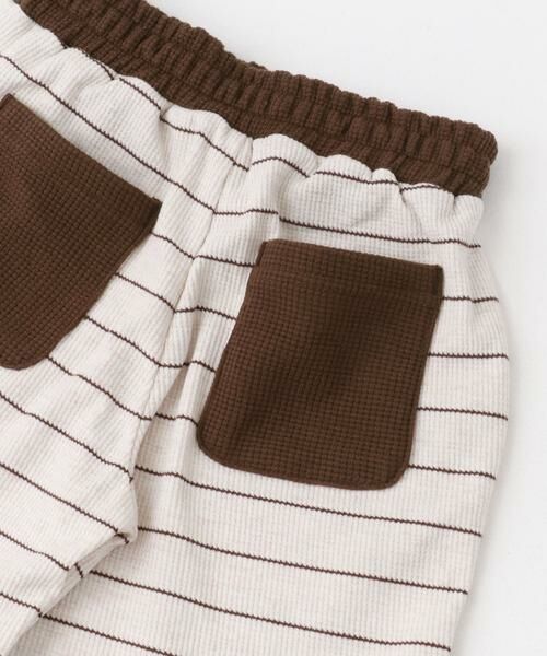 URBAN RESEARCH DOORS / アーバンリサーチ ドアーズ パンツ | 『WEB/一部店舗限定サイズ』ボーダーワッフルショーツ(KIDS) | 詳細25
