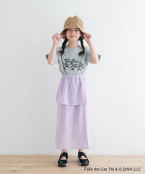 URBAN RESEARCH DOORS / アーバンリサーチ ドアーズ パンツ | コットンレースティアードスカート(KIDS) | 詳細11