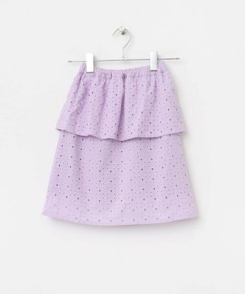 URBAN RESEARCH DOORS / アーバンリサーチ ドアーズ パンツ | コットンレースティアードスカート(KIDS) | 詳細13