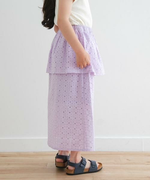 URBAN RESEARCH DOORS / アーバンリサーチ ドアーズ パンツ | コットンレースティアードスカート(KIDS) | 詳細3