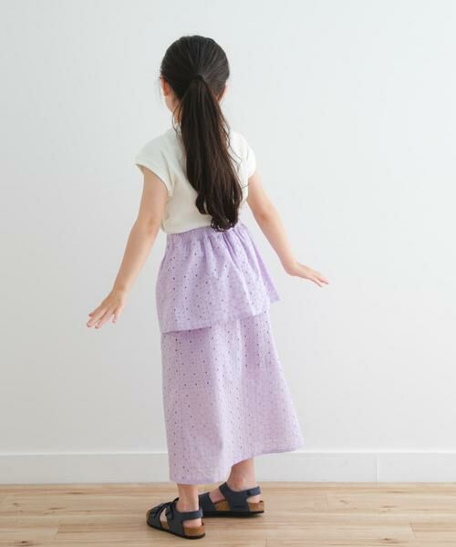 URBAN RESEARCH DOORS / アーバンリサーチ ドアーズ パンツ | コットンレースティアードスカート(KIDS) | 詳細9