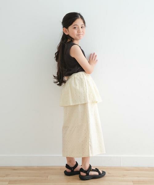 URBAN RESEARCH DOORS / アーバンリサーチ ドアーズ パンツ | コットンレースティアードスカート(KIDS) | 詳細29
