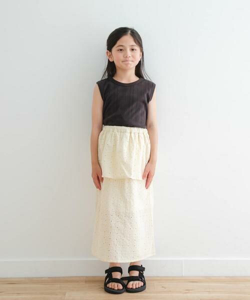 URBAN RESEARCH DOORS / アーバンリサーチ ドアーズ パンツ | コットンレースティアードスカート(KIDS) | 詳細24