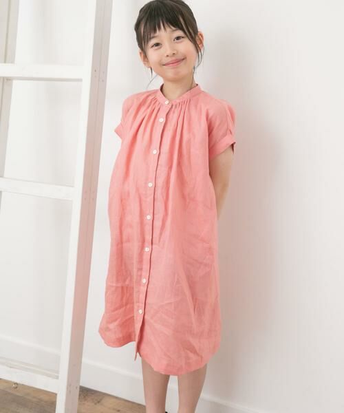 URBAN RESEARCH DOORS / アーバンリサーチ ドアーズ ワンピース | 『親子リンク』リネンギャザーワンピース(KIDS) | 詳細21