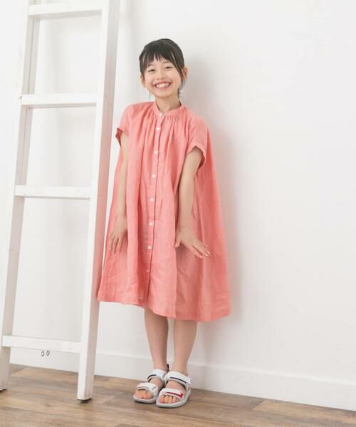 URBAN RESEARCH DOORS / アーバンリサーチ ドアーズ ワンピース | 『親子リンク』リネンギャザーワンピース(KIDS) | 詳細14