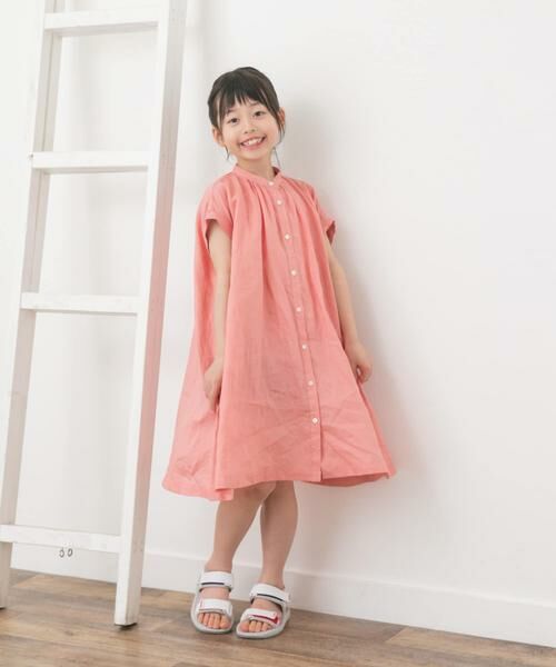 URBAN RESEARCH DOORS / アーバンリサーチ ドアーズ ワンピース | 『親子リンク』リネンギャザーワンピース(KIDS) | 詳細17