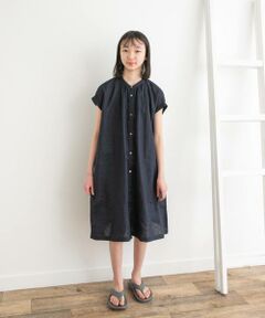URBAN RESEARCH DOORS / アーバンリサーチ ドアーズ ワンピース | 『WEB/一部店舗限定』『親子リンク』リネンギャザーワンピース(KIDS)