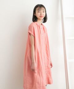 URBAN RESEARCH DOORS / アーバンリサーチ ドアーズ ワンピース | 『WEB/一部店舗限定』『親子リンク』リネンギャザーワンピース(KIDS)
