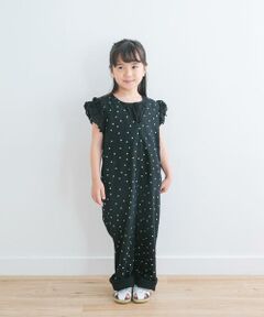 URBAN RESEARCH DOORS / アーバンリサーチ ドアーズ ワンピース | 『親子リンク』リネンレーヨンドットオールインワン(KIDS)