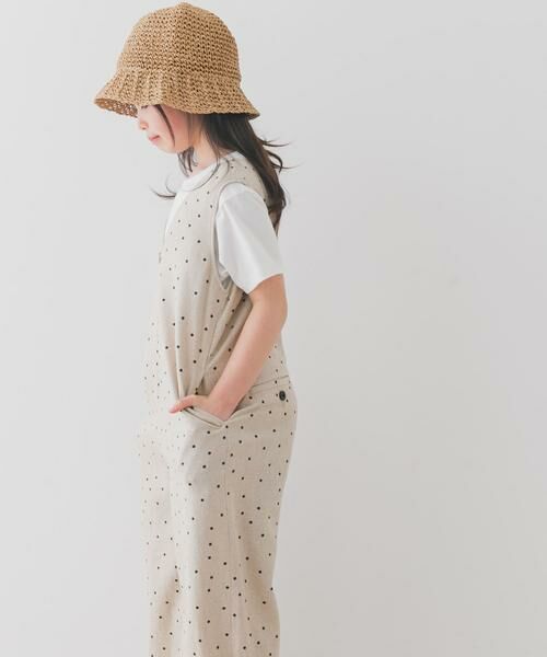 URBAN RESEARCH DOORS / アーバンリサーチ ドアーズ ワンピース | 『親子リンク』リネンレーヨンドットオールインワン(KIDS) | 詳細16