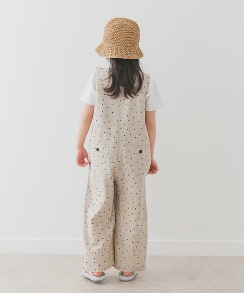 URBAN RESEARCH DOORS / アーバンリサーチ ドアーズ ワンピース | 『親子リンク』リネンレーヨンドットオールインワン(KIDS) | 詳細17