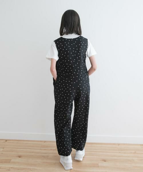 URBAN RESEARCH DOORS / アーバンリサーチ ドアーズ ワンピース | 『親子リンク』『WEB/一部店舗限定』リネンレーヨンドットオールインワン(KIDS) | 詳細4