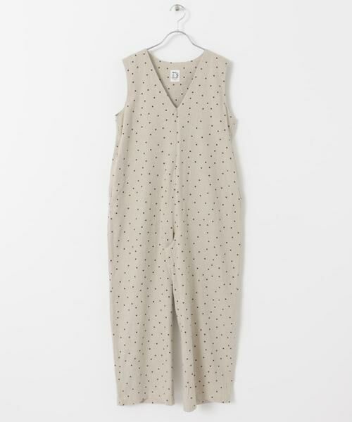 URBAN RESEARCH DOORS / アーバンリサーチ ドアーズ ワンピース | 『親子リンク』『WEB/一部店舗限定』リネンレーヨンドットオールインワン(KIDS) | 詳細20