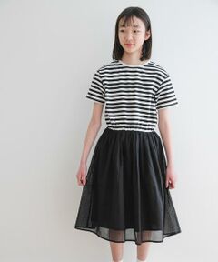 URBAN RESEARCH DOORS / アーバンリサーチ ドアーズ ワンピース | 『親子リンク』『WEB/一部店舗限定』『UR TECH』ボイルドッキングワンピース(KIDS)