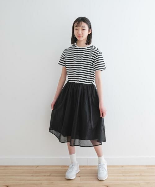 URBAN RESEARCH DOORS / アーバンリサーチ ドアーズ ワンピース | 『親子リンク』『WEB/一部店舗限定』『UR TECH』ボイルドッキングワンピース(KIDS) | 詳細20