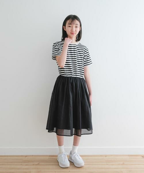 URBAN RESEARCH DOORS / アーバンリサーチ ドアーズ ワンピース | 『親子リンク』『WEB/一部店舗限定』『UR TECH』ボイルドッキングワンピース(KIDS) | 詳細22