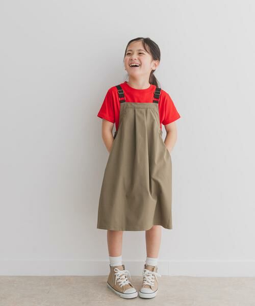 URBAN RESEARCH DOORS / アーバンリサーチ ドアーズ ワンピース | 『親子リンク』『UR TECH POLIsh POLI』撥水ワンピース(KIDS) | 詳細4