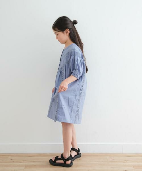 URBAN RESEARCH DOORS / アーバンリサーチ ドアーズ ワンピース | ハシゴレースワンピース(KIDS) | 詳細5