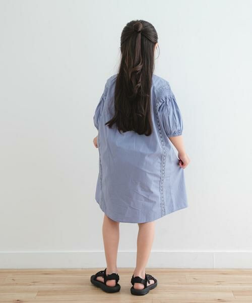URBAN RESEARCH DOORS / アーバンリサーチ ドアーズ ワンピース | ハシゴレースワンピース(KIDS) | 詳細6