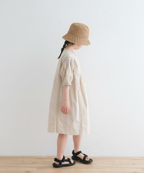URBAN RESEARCH DOORS / アーバンリサーチ ドアーズ ワンピース | ハシゴレースワンピース(KIDS) | 詳細12