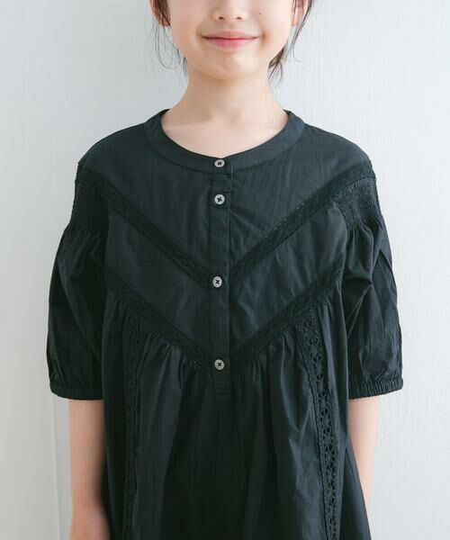 URBAN RESEARCH DOORS / アーバンリサーチ ドアーズ ワンピース | ハシゴレースワンピース(KIDS) | 詳細22