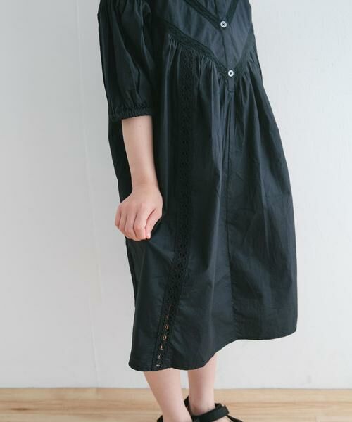 URBAN RESEARCH DOORS / アーバンリサーチ ドアーズ ワンピース | ハシゴレースワンピース(KIDS) | 詳細23