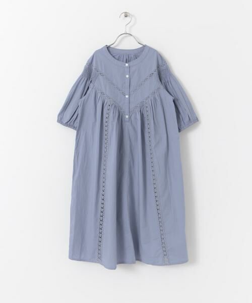 URBAN RESEARCH DOORS / アーバンリサーチ ドアーズ ワンピース | 『WEB/一部店舗限定』ハシゴレースワンピース(KIDS) | 詳細1