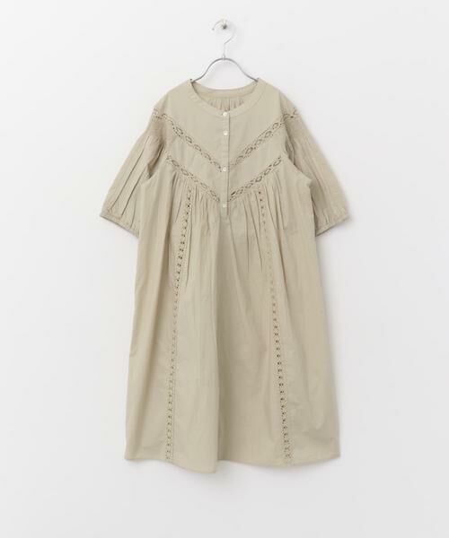URBAN RESEARCH DOORS / アーバンリサーチ ドアーズ ワンピース | 『WEB/一部店舗限定』ハシゴレースワンピース(KIDS) | 詳細3