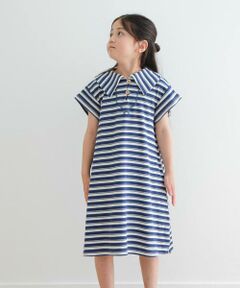 URBAN RESEARCH DOORS / アーバンリサーチ ドアーズ ワンピース | 『WEB/一部店舗限定サイズ』セーラーカラーカットワンピース(KIDS)