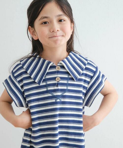URBAN RESEARCH DOORS / アーバンリサーチ ドアーズ ワンピース | 『WEB/一部店舗限定サイズ』セーラーカラーカットワンピース(KIDS) | 詳細6